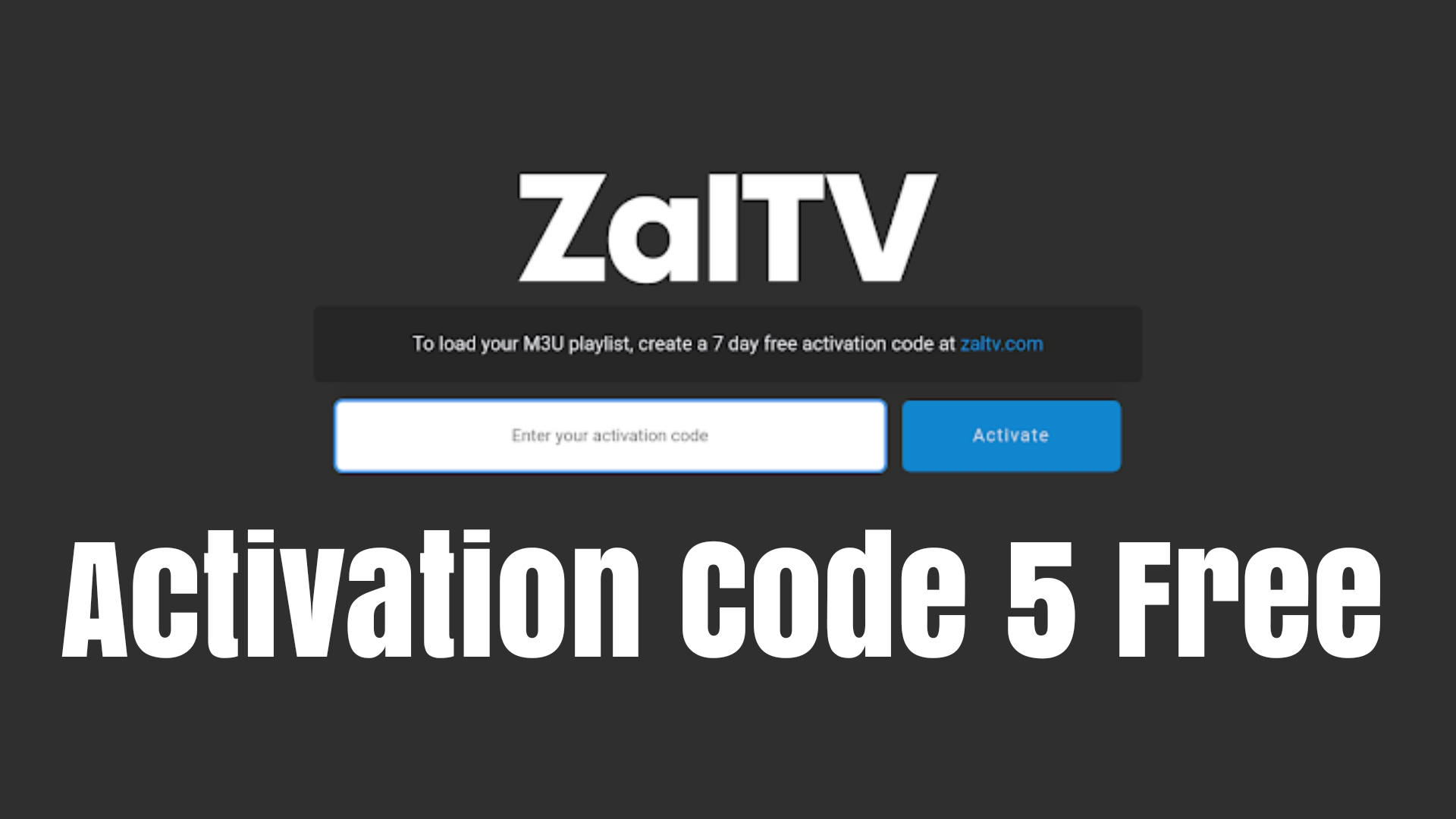 Zaltv New 5 Code Free – All Receiver Software