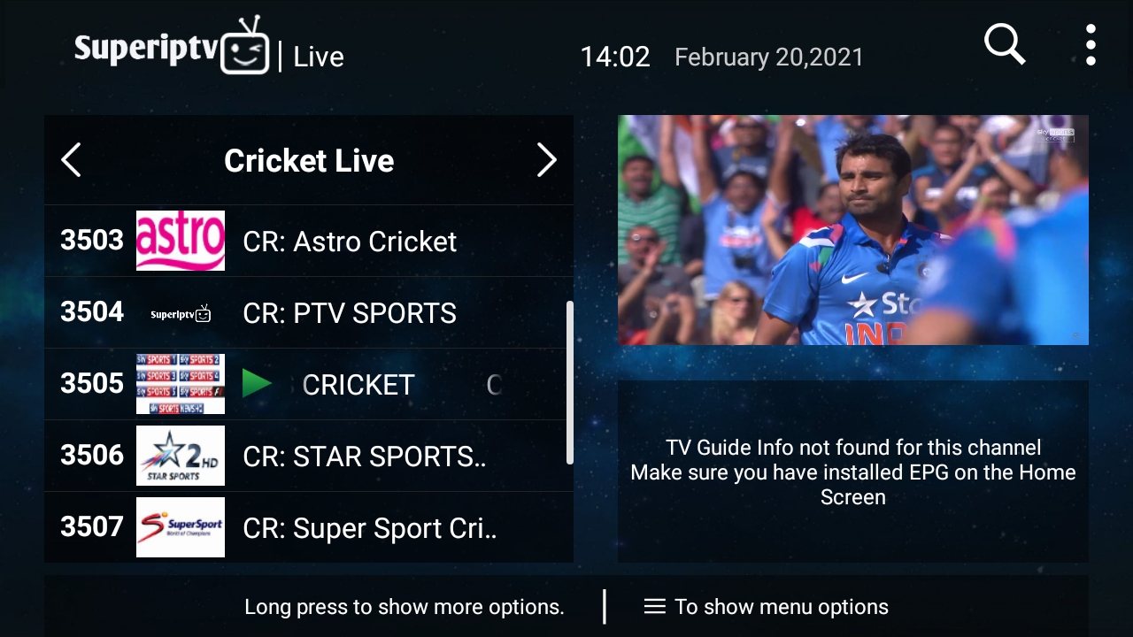 Psl 6 Live On Super Iptv All Sports Working